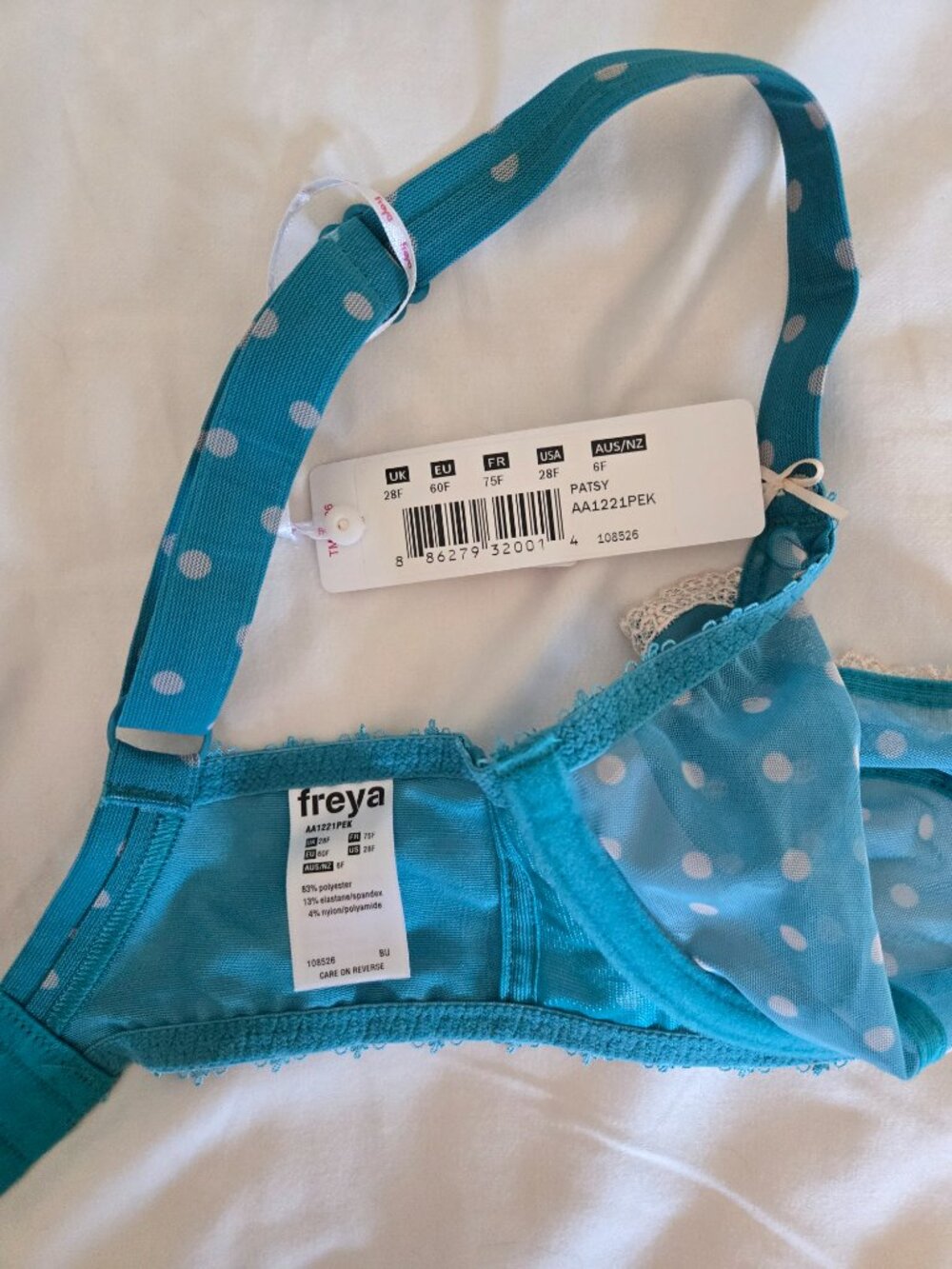 Freya Unlined Patsy Bra 28F - Picture 5 of 6